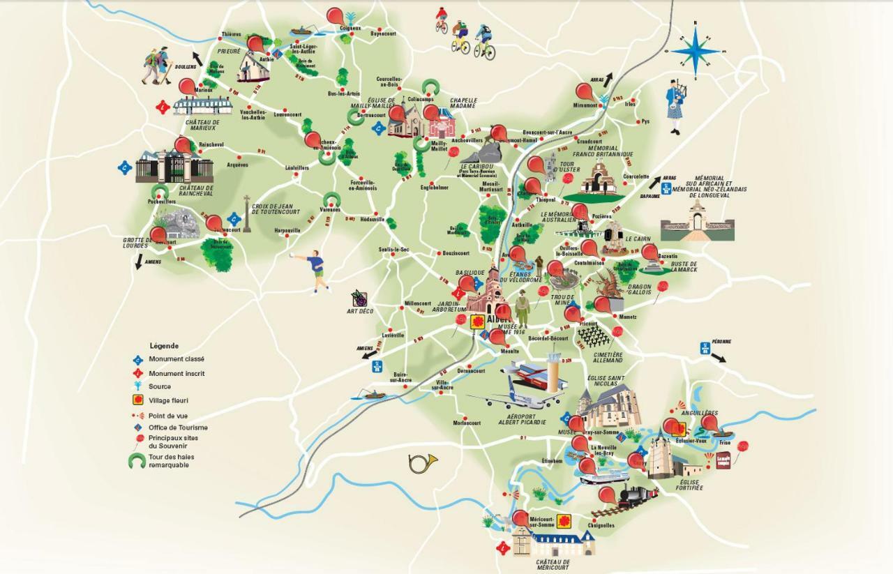Maison 2Ch - 4 Pers En Picardie Parking Gratuit - By La Source D'Orfee Courcelette Екстериор снимка